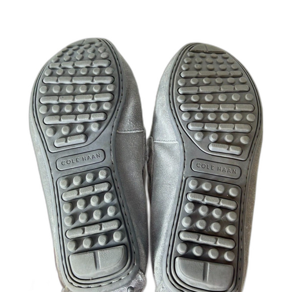 Cole Haan Grant Gray Suede Slip-on Camp Driving Loafer Shoes Size 9M - Picture 12 of 15